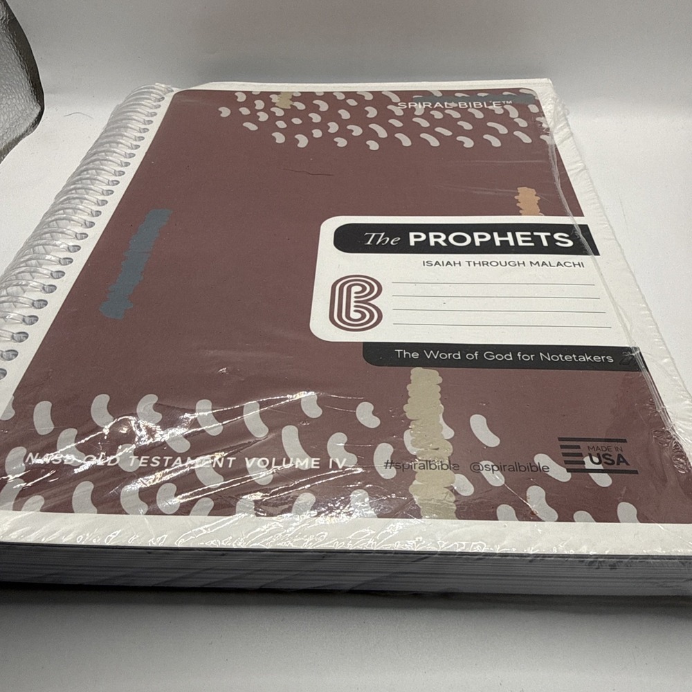 Spiral Bible The Prophets Isaiah Through Malachi! The Word of God Notetakers NAS - Picture 5 of 6